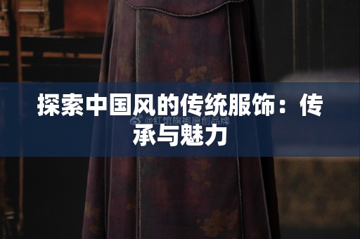 探索中国风的传统服饰：传承与魅力
