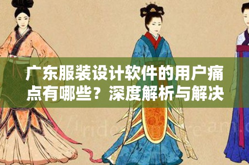 广东服装设计软件的用户痛点有哪些？深度解析与解决方案