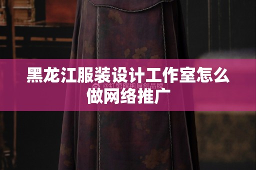 黑龙江服装设计工作室怎么做网络推广