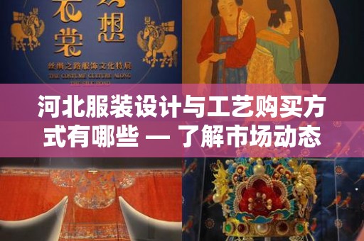 河北服装设计与工艺购买方式有哪些 — 了解市场动态与选择策略